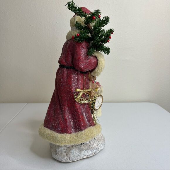 Cracker Barrel Original Christmas Collection Santa Girl Crackled Sparkly 13.5 In - Picture 8 of 16